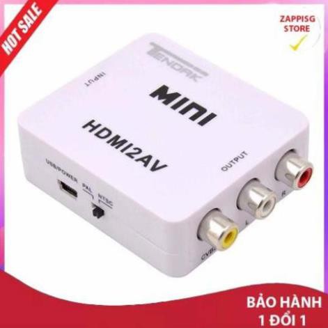 ✔️ Đầu chuyển đổi HDMI sang 2 AV  - Bảo hành 1 đổi 1 [MUA BAO NHIÊU TẶNG BẤY NHIÊU]