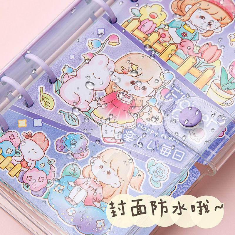 ⭐ iLado ⭐ binder A6 sổ tay tài khoản tay sáng tạo dễ thương vở kẻ ngang sổ ghi chép sổ ghi chú mini notebook sổ tay ghi chép vở lò xo kẻ ngang sổ lò xo kẻ ngang marker học văn phòng phẩm sổ ghi chú sticker tập vở