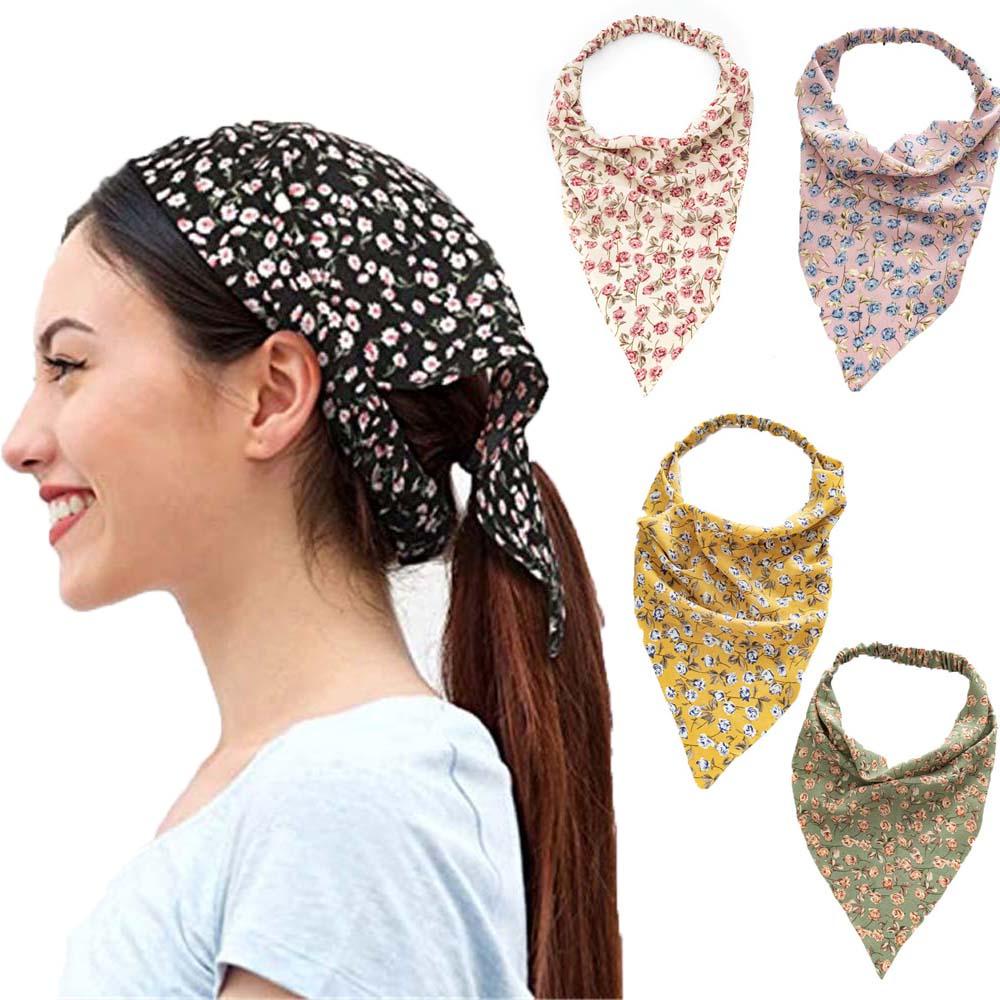 Băng Đô Cài Tóc Co Giãn Hình Tam Giác Dễ Thương Cho Nữ