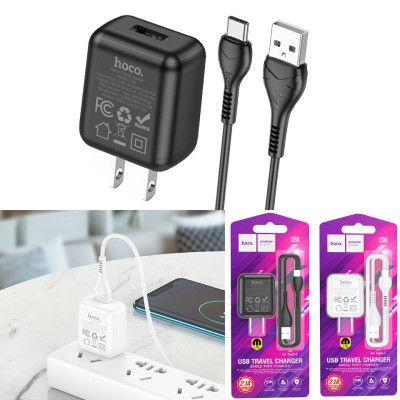 Bộ sạc nhanh C96 Cho /Android Micro/Android TypeC dài 1M- Chính hãng