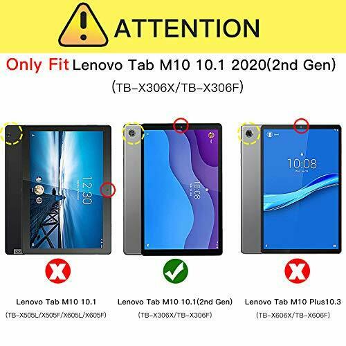 Bao Da Nắp Gập Xoay 360 Độ Cho Lenovo Tab M10 Hd 2nd Gen Tb-X306F Tb-X306X X306 10.1inch