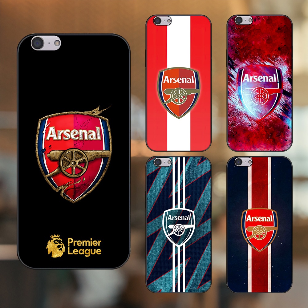 Ốp lưng Oppo A39, F3 Lite viền đen in hình Arsenal FC