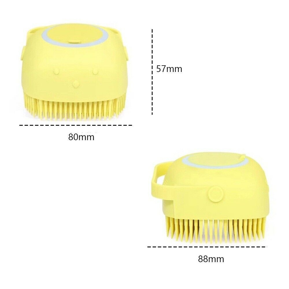Bàn chải kỳ cọ lưng mát xa tẩy tế bào chết chất liệu silicon nhiều màu tùy chọn