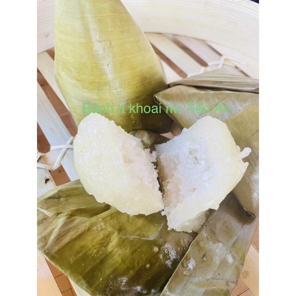 Bánh ÍT Khoai Mì Bà Năm Hấp Củi Nhân Dừa - Đậu XanhThơm Ngon Truyền Thống nhà làm 150g +-
