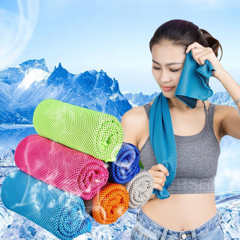 Khăn lạnh thấm hút tập thể thao đa năng , khăn lau mồ hôi