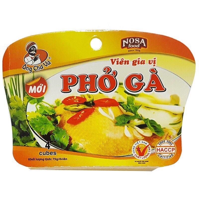 1 Viên Gia Vị Nấu Phở  Phada Food 75G