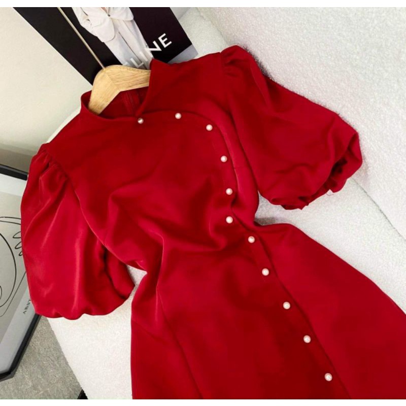 Áo dài tết xinh xắn