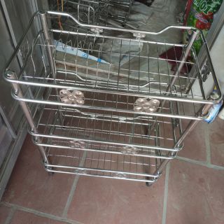 Kệ, trạn úp chén, bát inox đứng để đất
