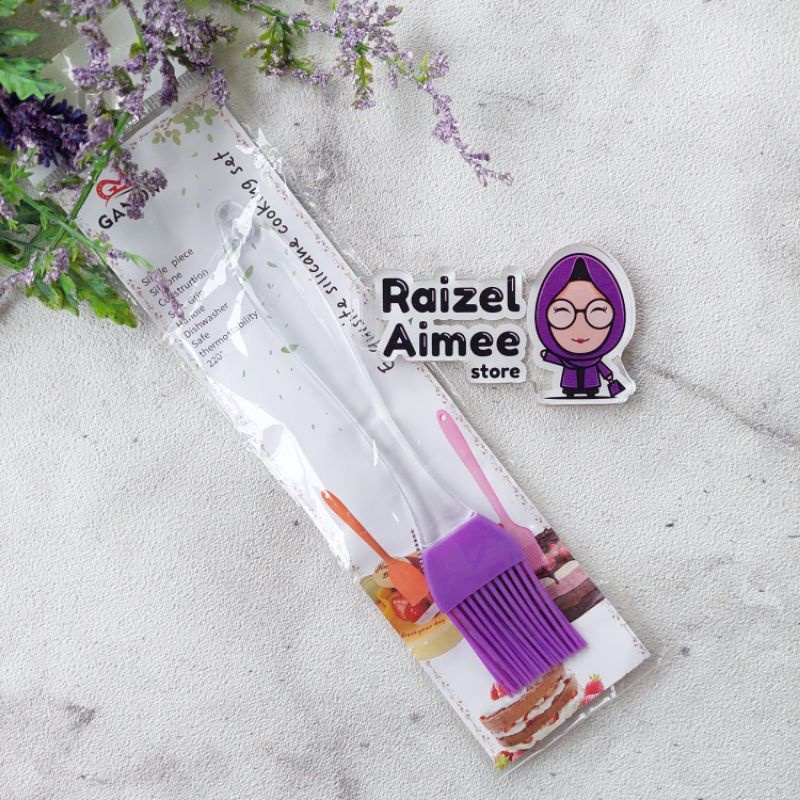 Cọ SILICONE Màu Tím Chất Lượng Cao