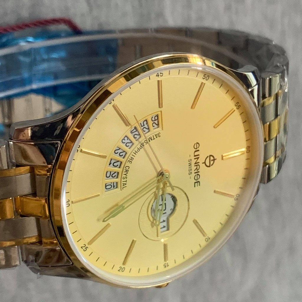 Đồng hồ Sunrise Nam chính hãng Nhật Bản M1127SG - kính saphire chống trầy - bảo hành