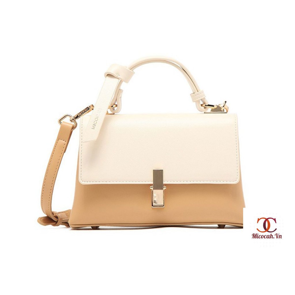 Túi Xách Nữ💖FREESHIP💖Túi Đeo Chéo Chính Hãng MICOCAH Kiểu Dáng Công Sở Phối 2 Màu Cực Xinh MC61-HSE443 | BigBuy360 - bigbuy360.vn