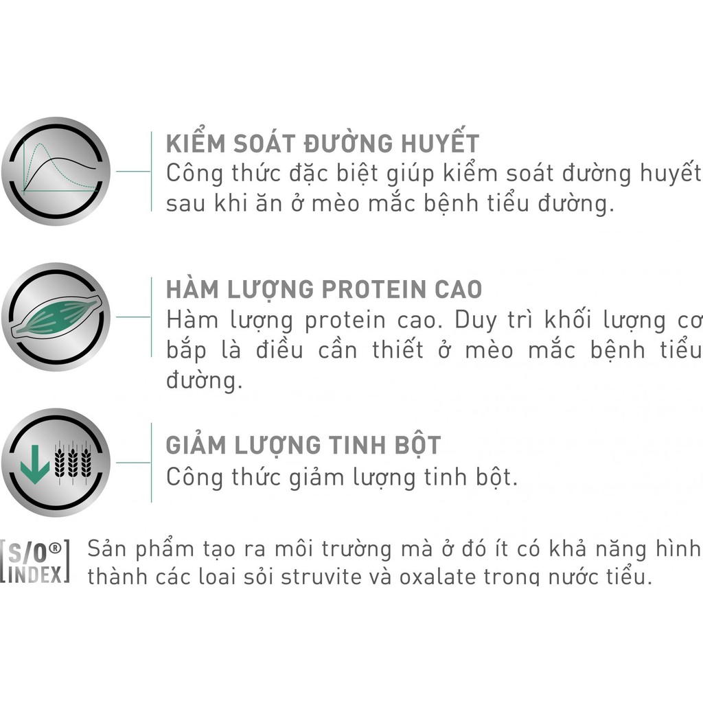 1.5kg Hạt Mèo tiểu đường DIABETIC Royal Canin Thức ăn hạt cho Mèo tiểu đường hỗ trợ kiểm soát dinh dưỡng
