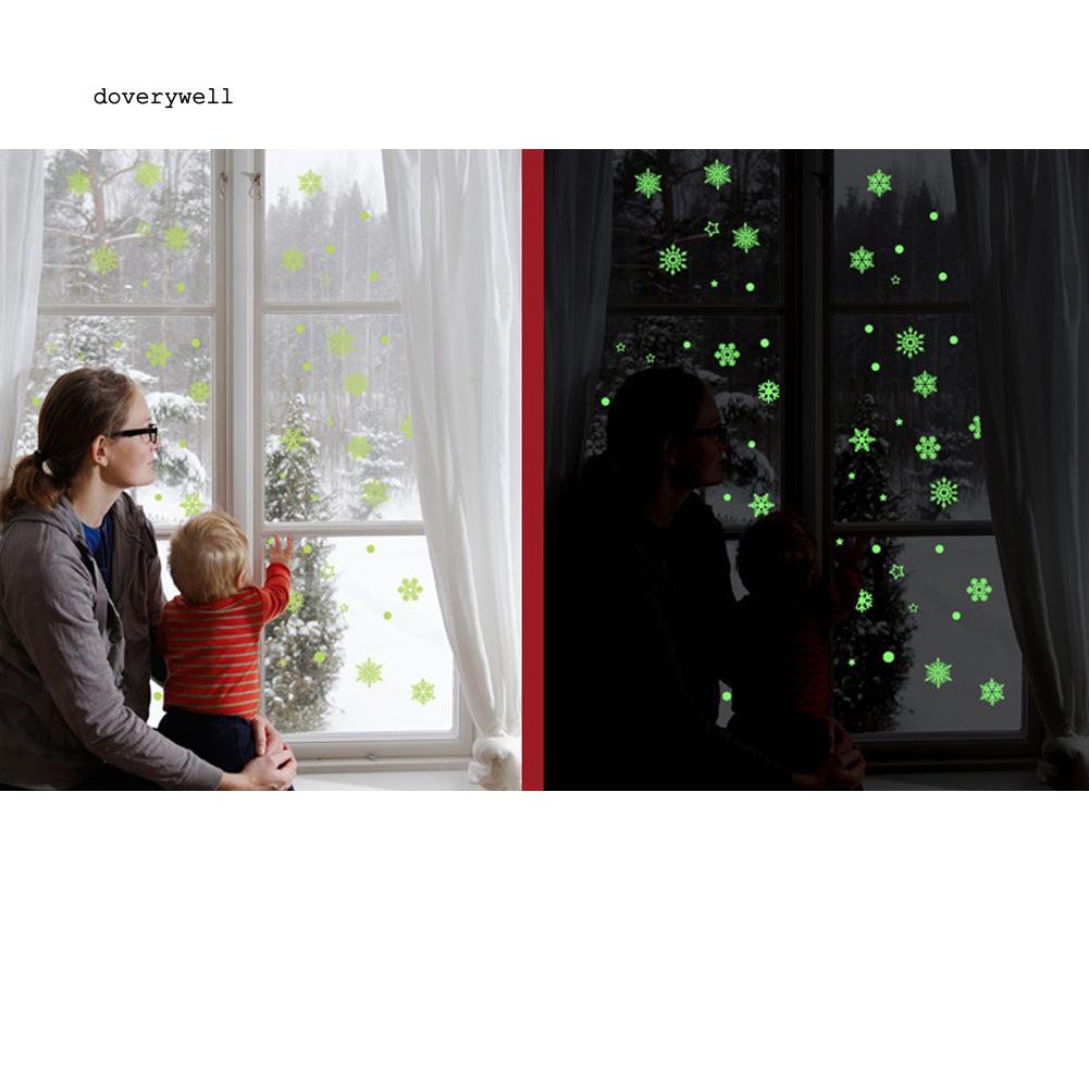 Bông tuyết dạ quang dán tường phát sáng trong đêm tối