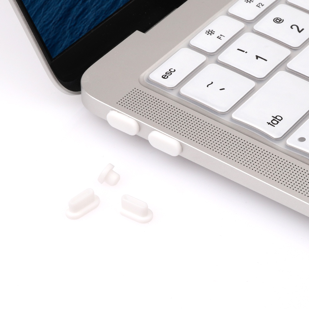 Nút Bịt Chống Bụi Nhiều Màu Sắc Cho MacBook Air Pro 13 15 16 inch 2020 2019 2018 M1 A2337 A2338 A2179 A2251 A2289 A2141 A2159 A1707 A1706