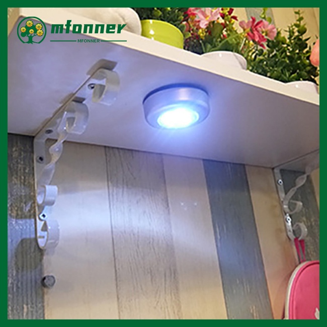 Đèn Ngủ Led Không Dây Cảm Ứng Chạm Sử Dụng Pin Tiện Lợi