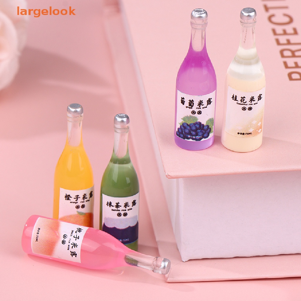 Set 5 Mô Hình Chai Rượu Mini Trang Trí Nhà Búp Bê