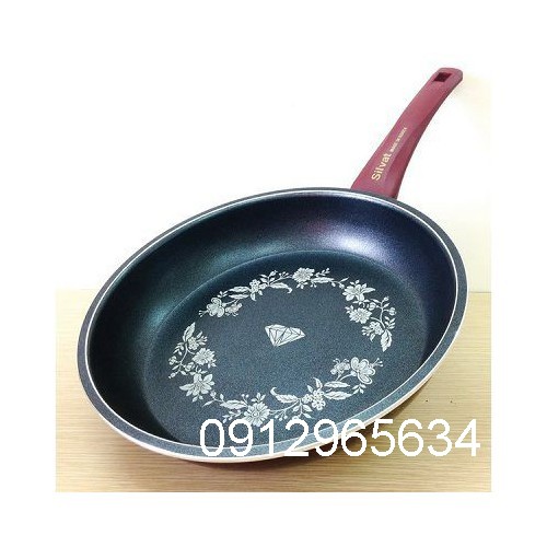 [Chính hãng] Chảo chống dính kim cương Hàn Quốc Silvat Karen dùng cho bếp từ 20n/26n/28n/30cm dày dặn và bền đẹp