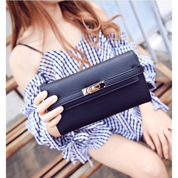 Túi xách nữ dáng ví dài 2 trong 1phong cách Hàn Quốc giá rẻ Capucha T169