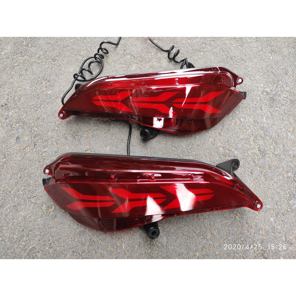 Đèn led gầm sau cho xe Vios 2019 2020 -2023 mẫu xương cá cực chất