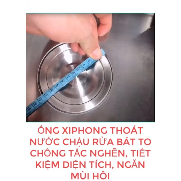 1 Cốc thu nước,lọc rác chậu rửa bát, phễu bồn rửa chén, rốn thu nước inox 304