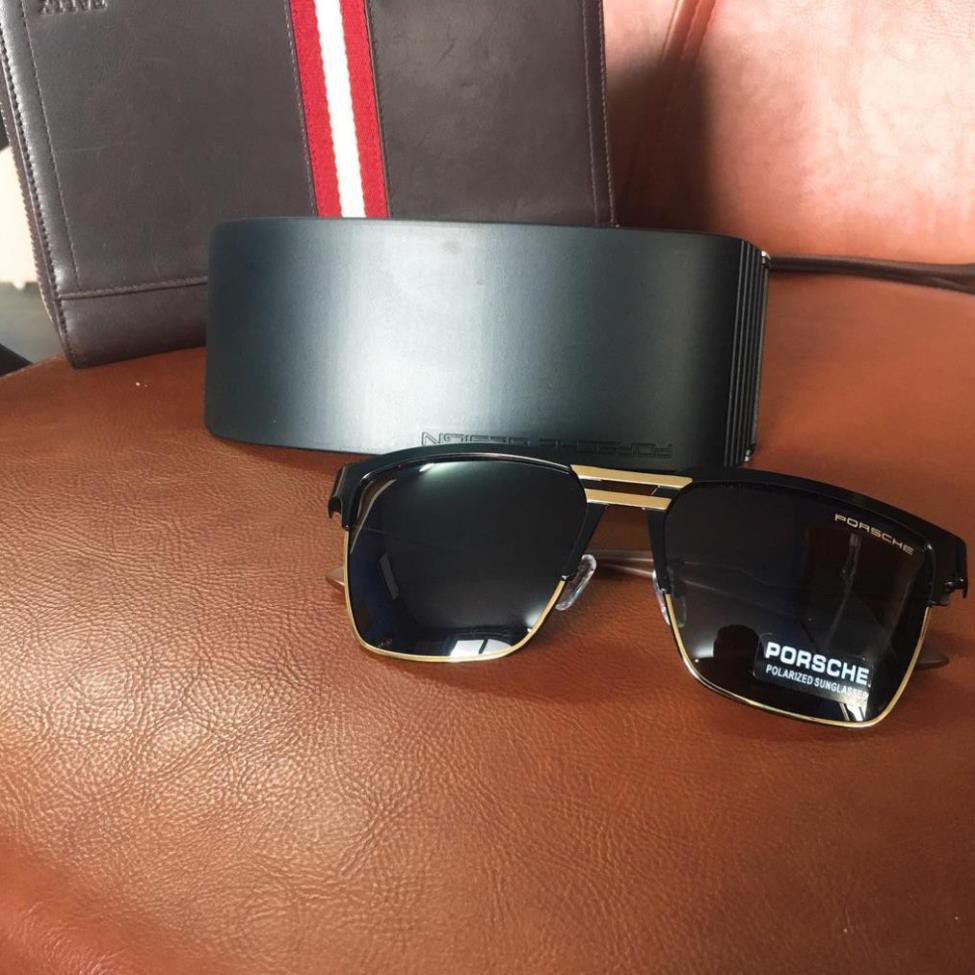 Kính mắt vuông thời trang nam Poscher polaroid cao cấp, kính râm gọng vuông nam AZ1 CV1 | BigBuy360 - bigbuy360.vn