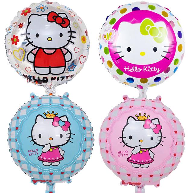1 Bong Bóng Nhôm Hình Hello Kitty