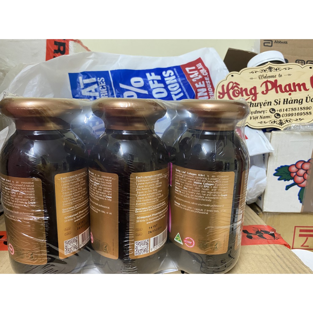 Viên uống bổ sung COLLAGEN: SpringLeaf Inner Beauty Collagen 180v - Date 20/03/2024 | BigBuy360 - bigbuy360.vn