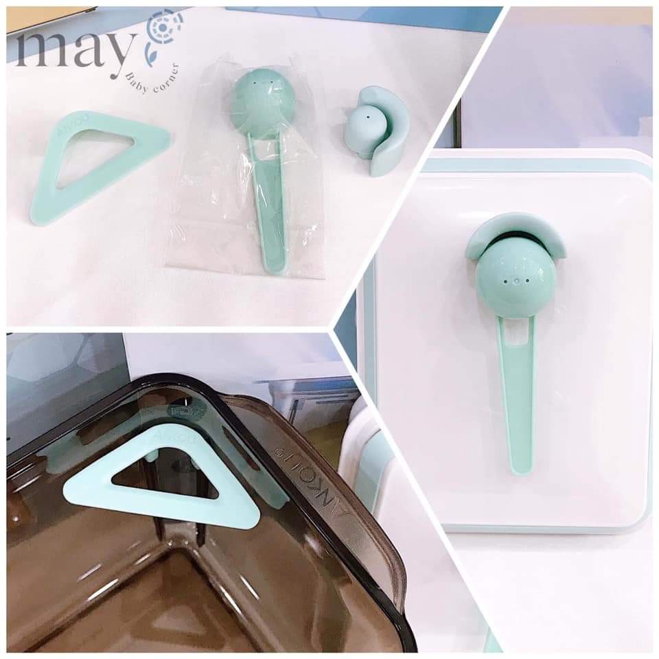 Mẫu mới- Hộp đựng sữa bột Ankou 600g 900g cho bé, hộp bảo quản sữa công thức cho bé Ankou chính hãng