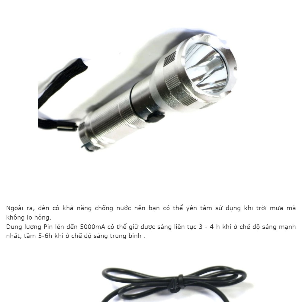 Đèn Pin Led siêu sáng 3 chế độ XSL-535.
