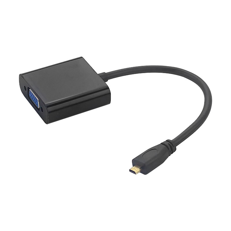 Micro-HDMI to VGA Adapter Cable with USB Cable for Raspberry Pi 4