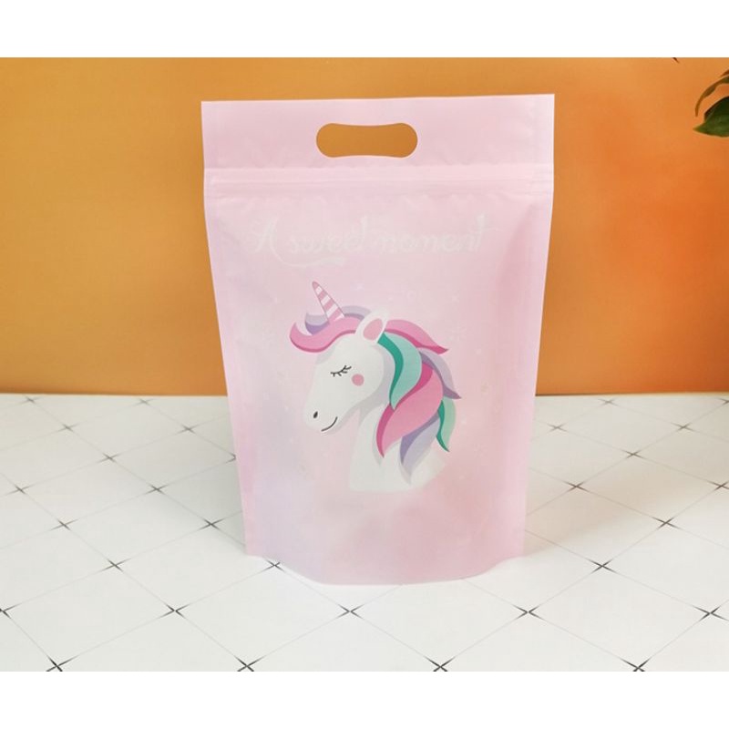 10 Túi zip zipper đựng bánh kẹo dễ thương giao mẫu ngẫu nhiên