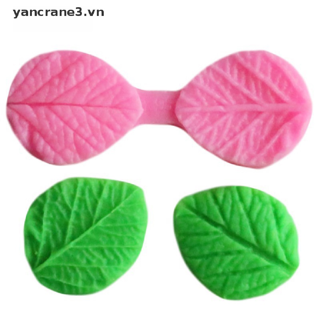 {Home} Flower leaves Petal Silicone Fondant Cake Chocolate Decor Baking Mold Tool {yancrane3.vn}