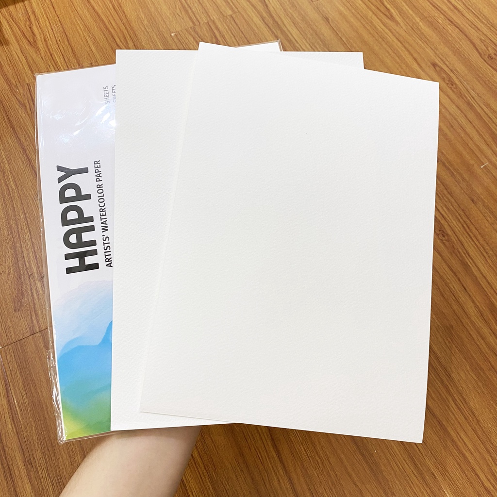 Giấy Vẽ Màu Nước HAPPY (250gsm hoặc 300gsm)