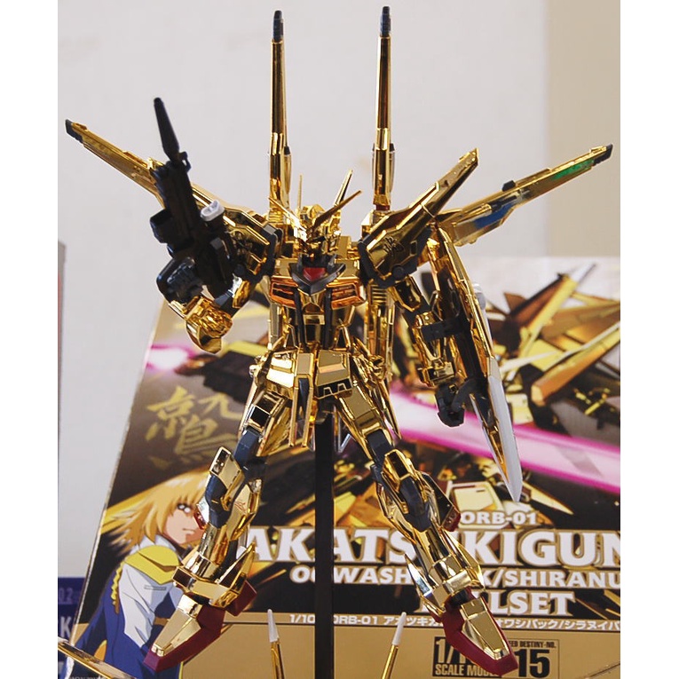 Bộ đồ chơi lắp ráp gundam 1/100 AKATSUKI GUNDAM OOWASHI/SHIRANUI FULLSET