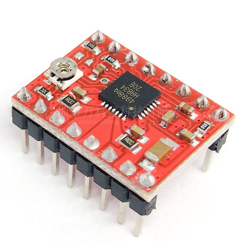 LILY* A4988 Stepper Motor Driver With Heatsink 3D Printer Parts Step Stick Carrier Reprap Stepper Driver