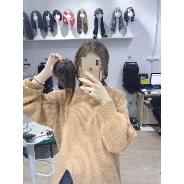 Mái buộc 3D tóc thật