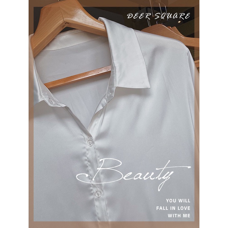  Áo Choàng Ngủ Dáng Dài Vải Lụa Lạnh Màu Trắng Cỡ Lớn Thời Trang Mùa Hè Cho Nữ | BigBuy360 - bigbuy360.vn