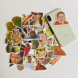 50 Miếng Sticker Dán Vali Dễ Thương Chống Thấm Nước