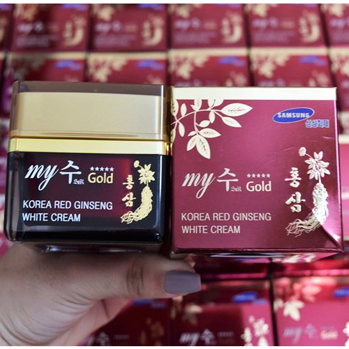 Kem Dưỡng Da Hồng Sâm My Gold Hàn Quốc (Đỏ) - Kem sâm ban ngày