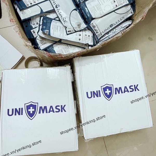 [1 Thùng] 300 Chiếc Khẩu Trang KF94 Uni Mask, Chống bụi Mịn 2.5PM, Kháng khuẩn