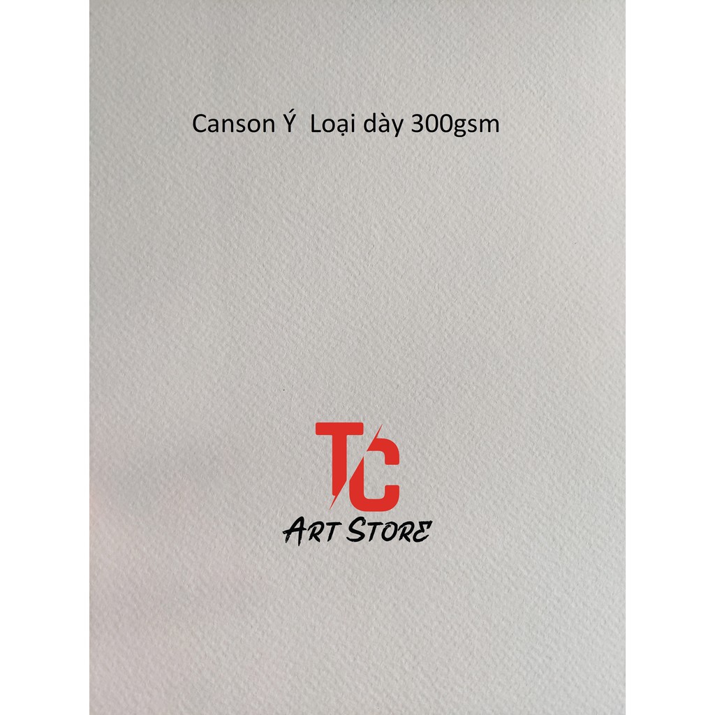 [TC Art Store] Giấy Canson Ý khổ A3, A4, A5 Loại Dày 300gsm