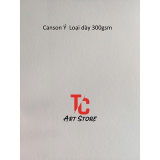 Giấy Canson Ý 300gsm khổ A3/ A4/ A5