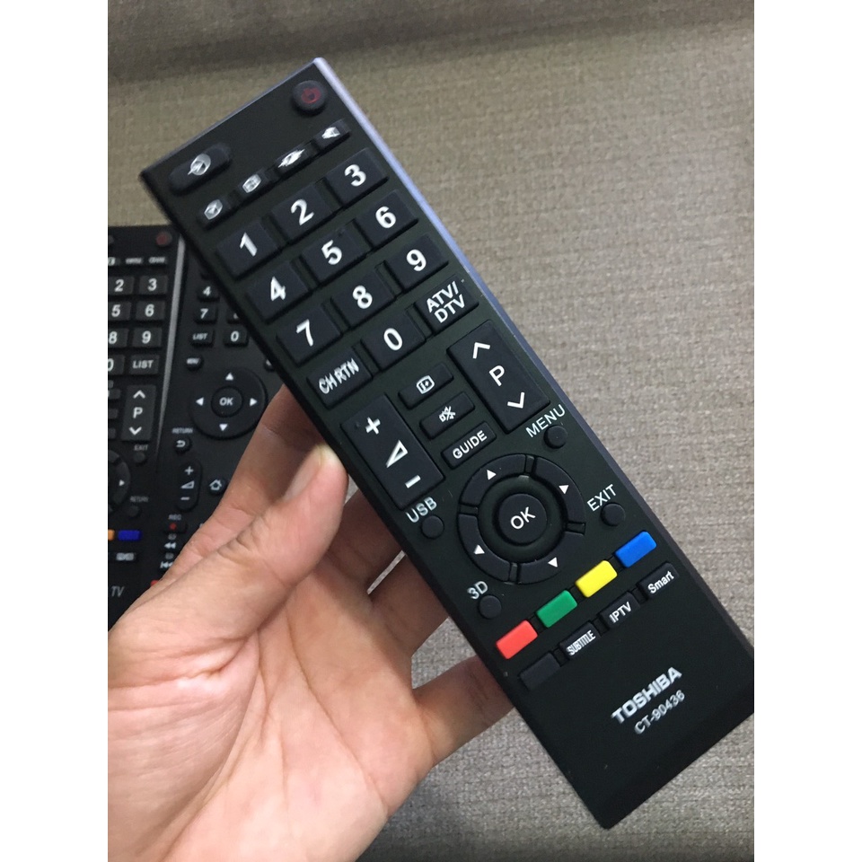 Remote điều khiển tivi Toshiba,Tổng hợp các đời tivi Toshiba, Tặng pin !