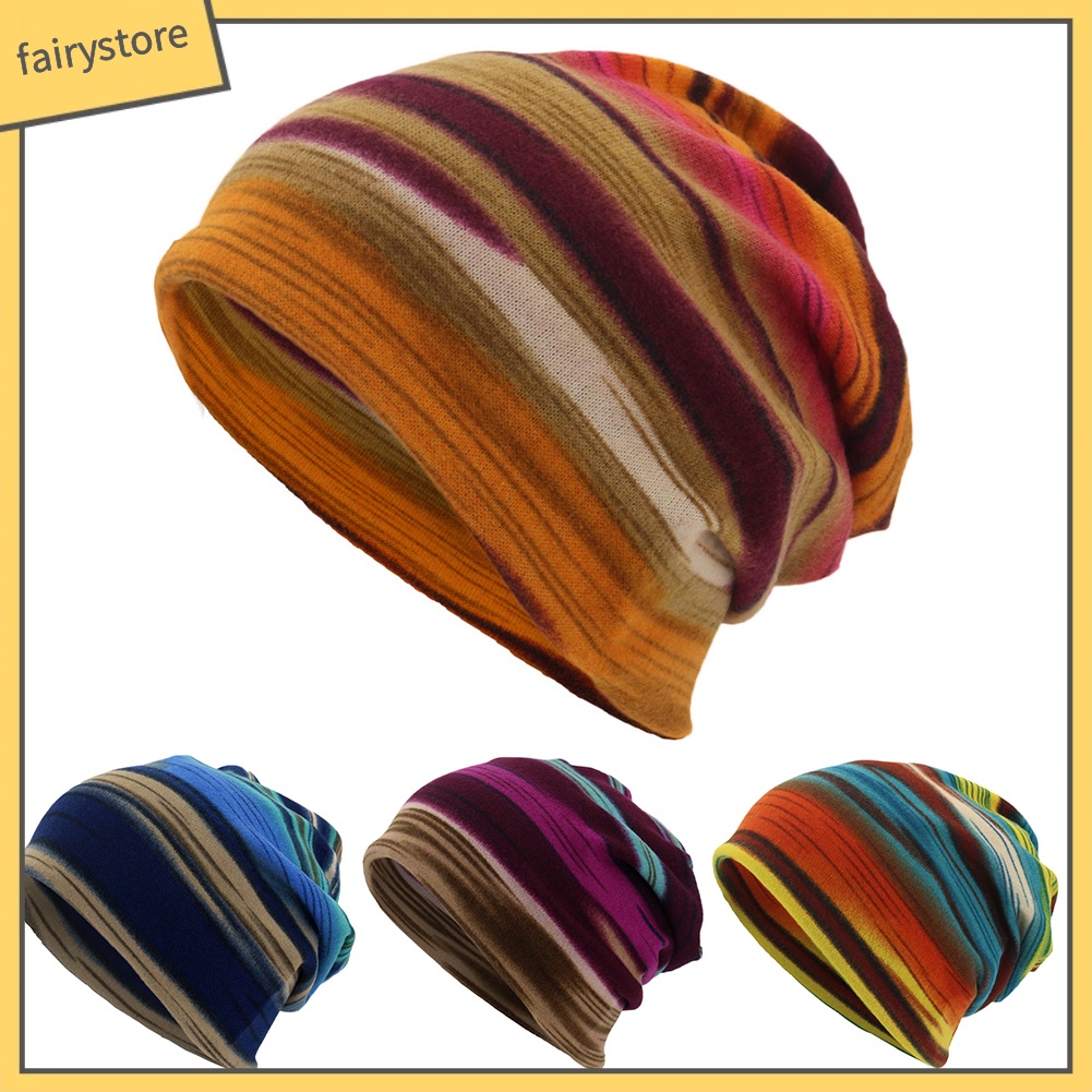 Mũ Trùm Đầu Và Cổ 2 Trong 1 Hoạ Tiết Kẻ Sọc Cho Nam Và Nữ