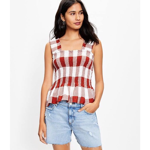 Áo Smocking Loft thun len