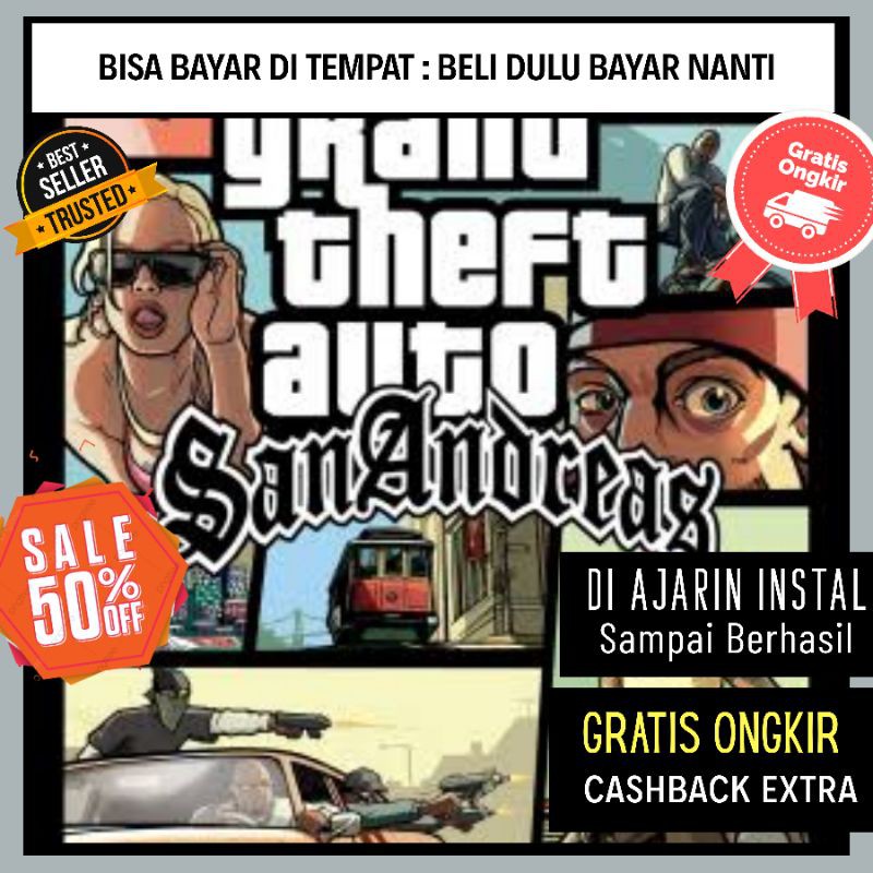 Trò chơi Gta SAN ANDREAS - PC Games / DVD CD Games / Laptop Games