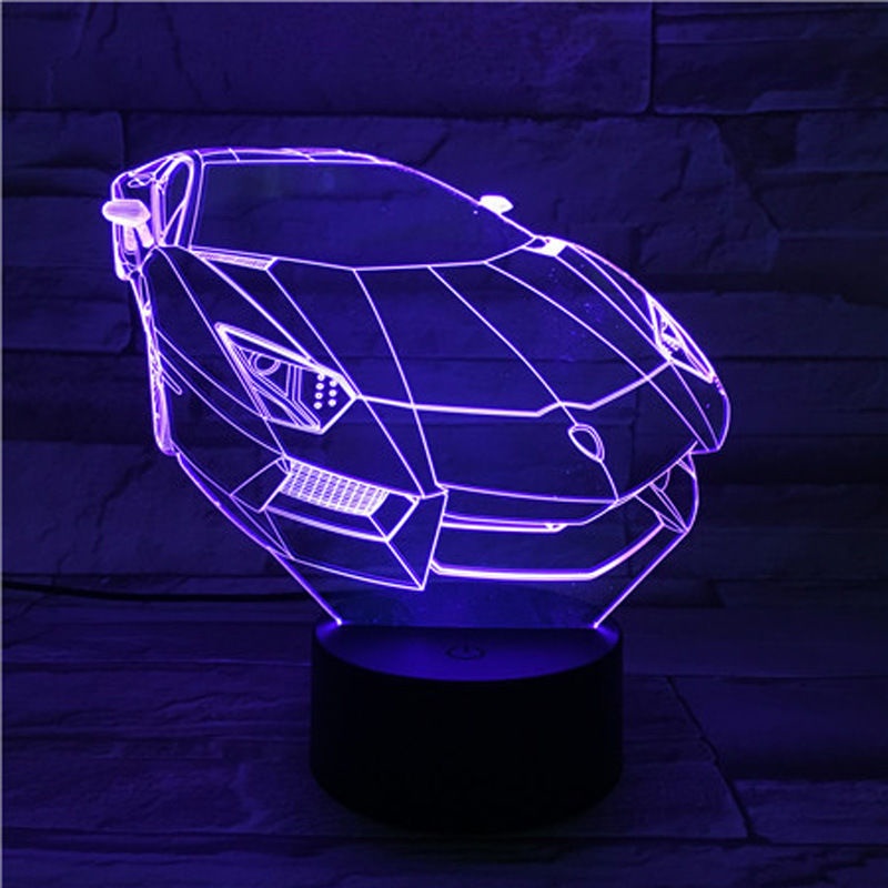 Đèn ngủ acrylic 3D sáng tạo trang trí để bàn