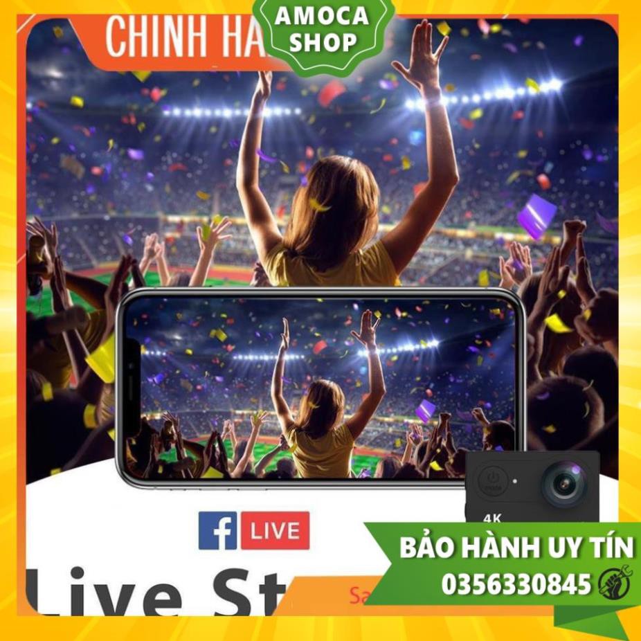 [ TRỢ SHIP] Camera Hành Trình 4K Ultra HD Wifi Kết Nối Với Điện Thoại Live Stream Eken H9R [ CÓ VIDEO]