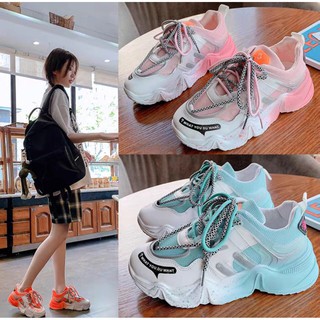 Giày thể thao Freeship Giày thể thao nữ đế sóng loang màu chất đẹp fullbox