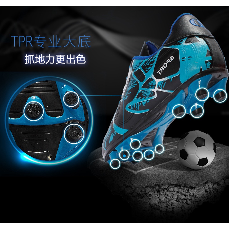 Giày Đá Banh Chuyên Nghiệp Caobaba Đinh Dài Chống Trượt Thoáng Khí Cho Nam